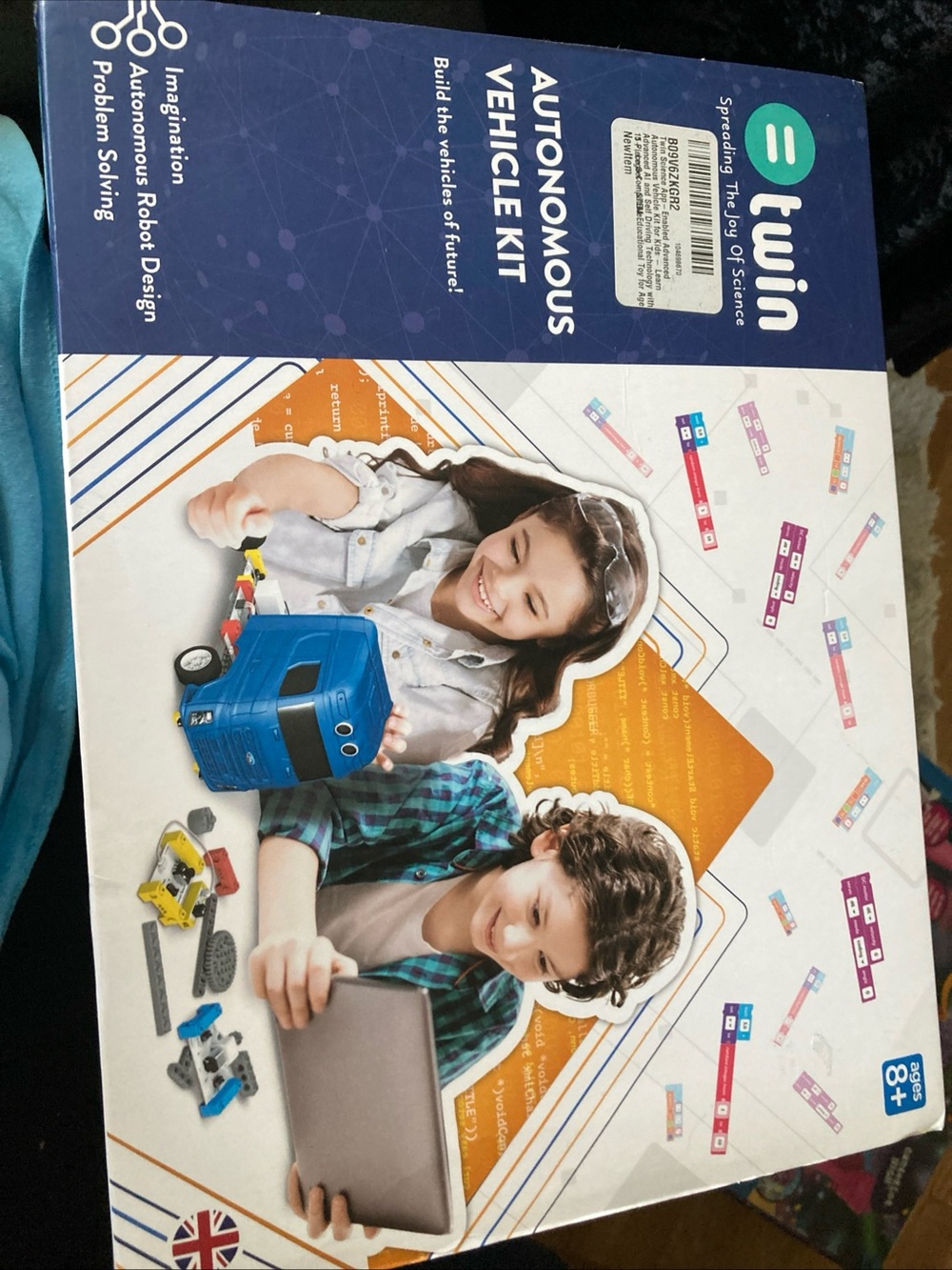 eTwin Autonomous Vehicle Kit - Blue & White Packaging